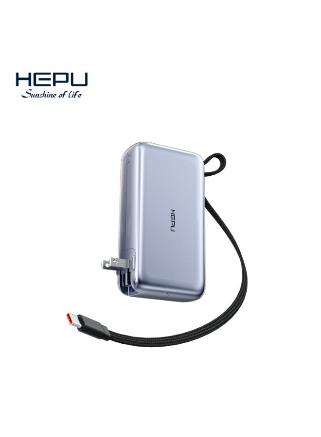 HEPU 10,000mAh Fast Charging Power Bank and Adapter HP-A32 - Image 1